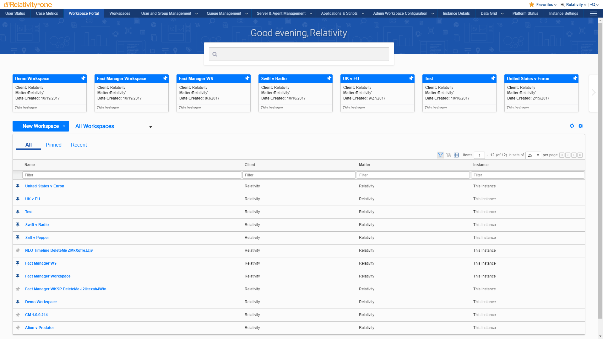 Refreshed Workspace Portal