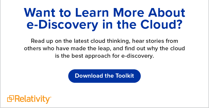 Relativity cloud infographic