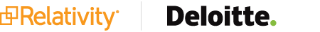Deloitte & Relativity logos