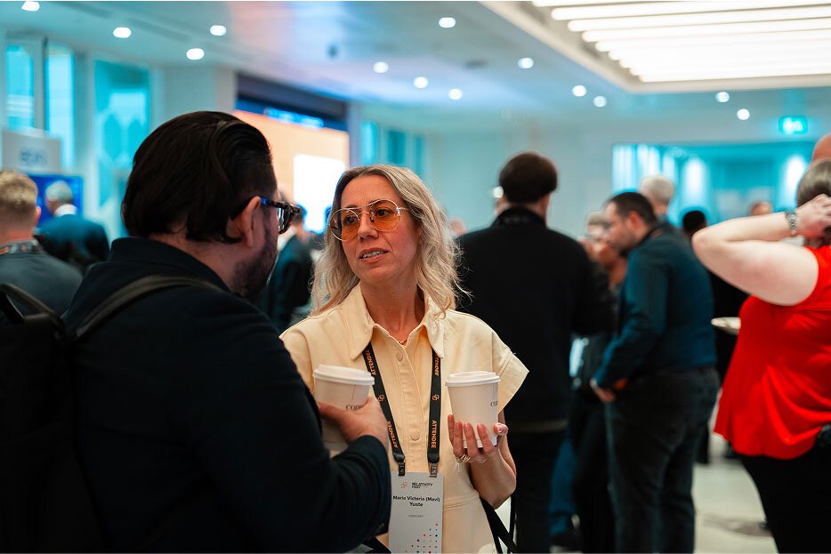 Relativity Fest attendees socializing