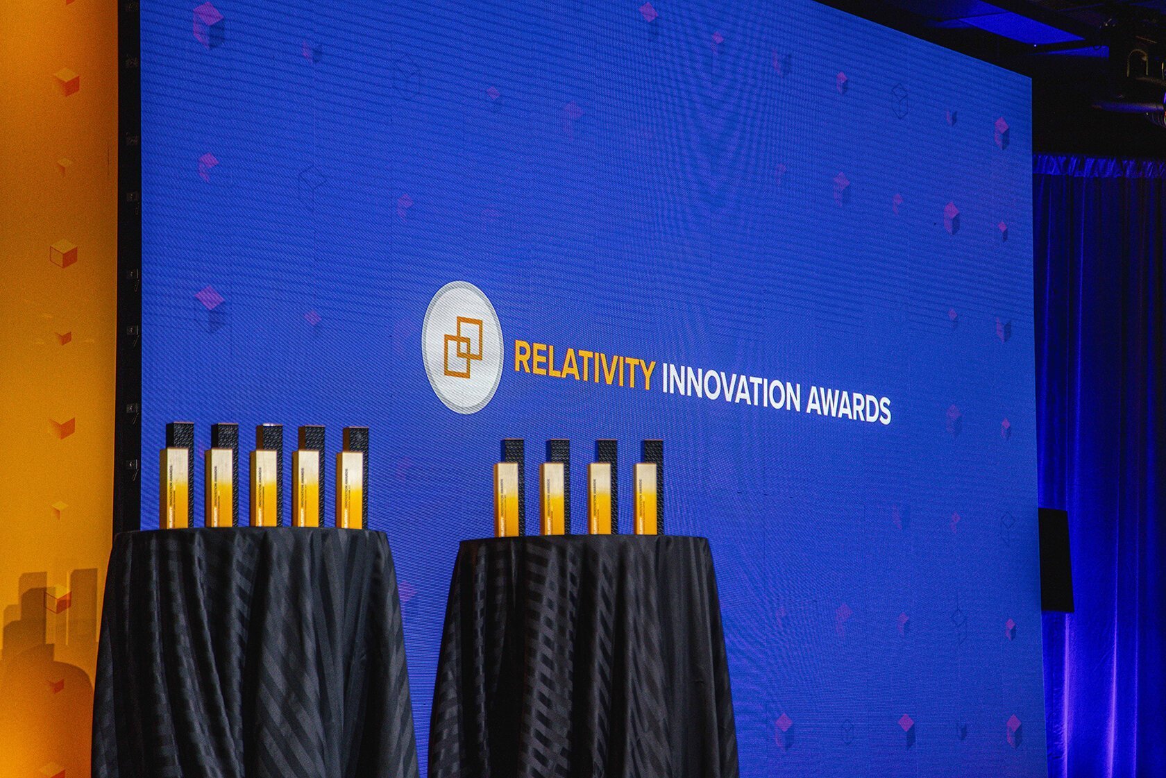 Innovation Awards trophies